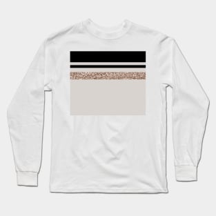 Taupe rose gold glam Long Sleeve T-Shirt